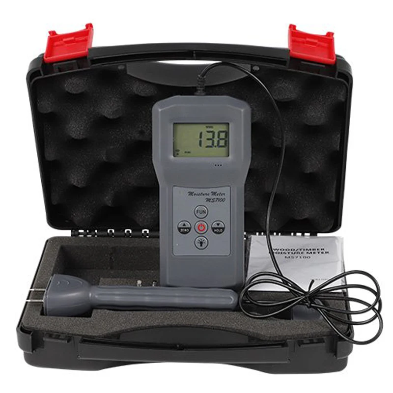 

Wood Moisture Meter MS7100 High Resolution Pin Moisture Meter Can Measures over to 150 kinds wood wood materials