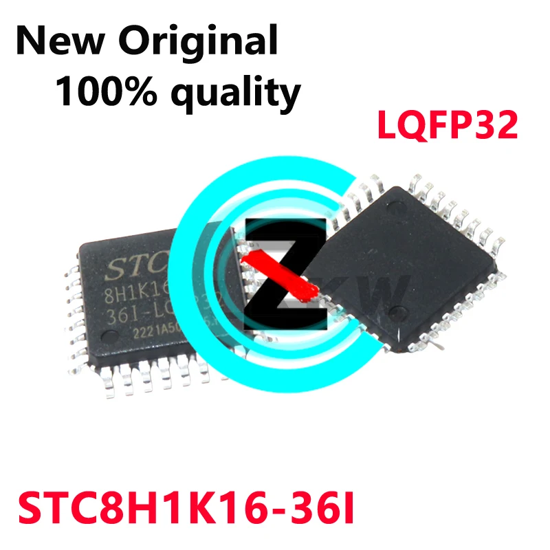 5~10/PCS New Original 8H1K16 STC8H1K16-36I STC8H1K16-36I-LQFP32 Single-chip microcomputer chip In Stock