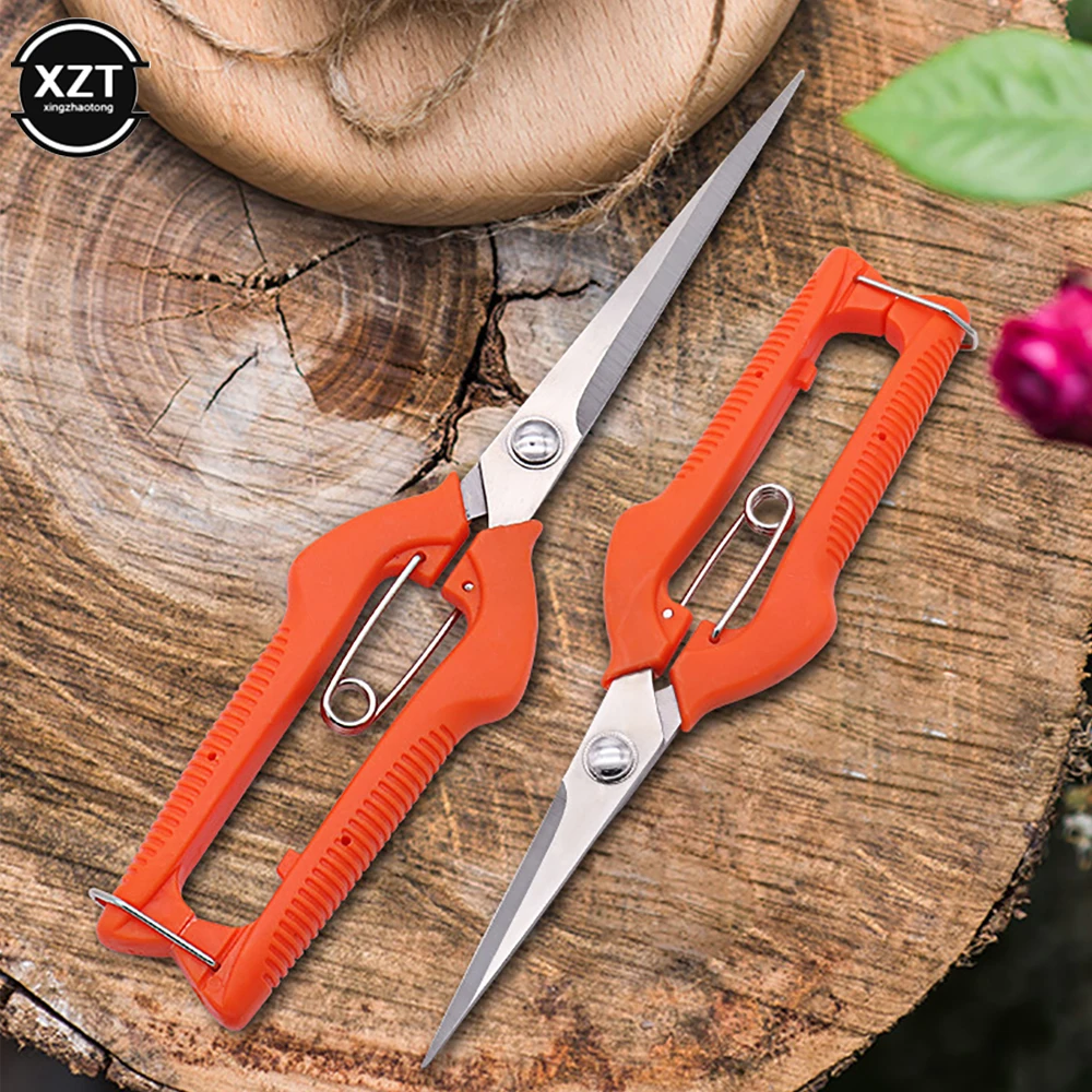 Fruit Pruning Shears Garden Tools For Garden and Vegetable Patch Bonsai Professional Joinery Stainless Steel Fruit Picking Sharp