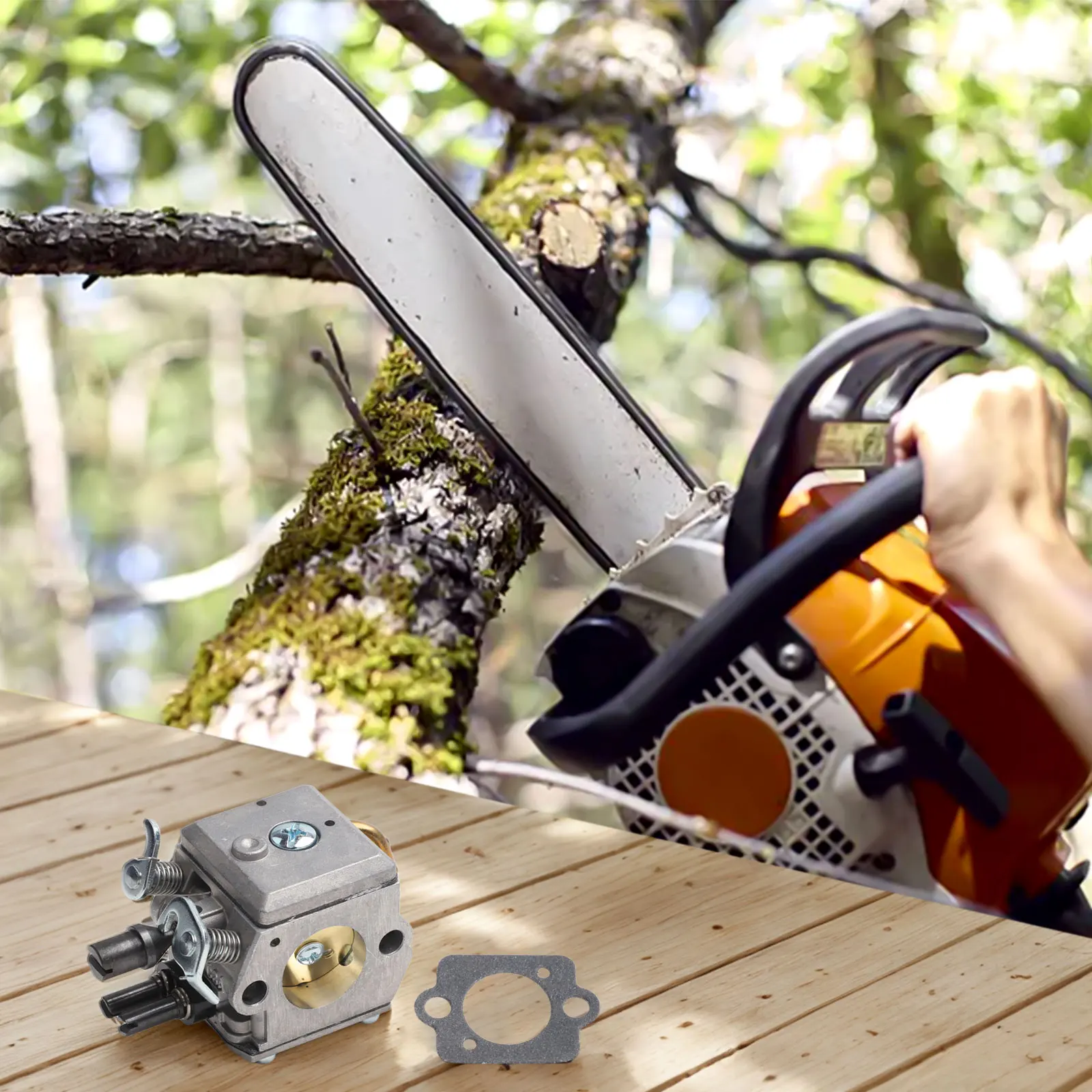 

Metal Carburetor for 034 034AV MS340 036 MSFor 360 Reliable Performance with Longevity Fits 1125 120 0613 and 0615