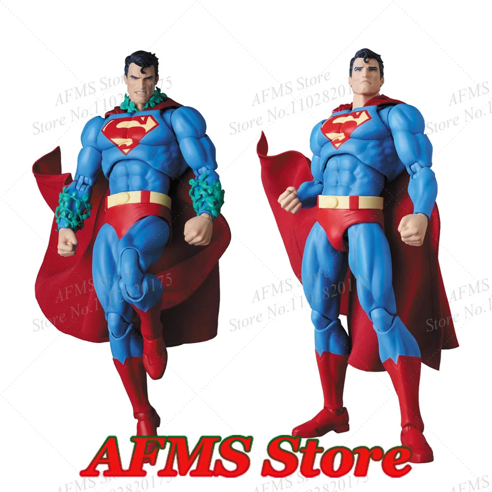 

MAFEX 1/12 Scale Collectible Figure Superman Comic Version Silence Bat Kal-El Superhero Full Set 6" Male Soldier Action Figure