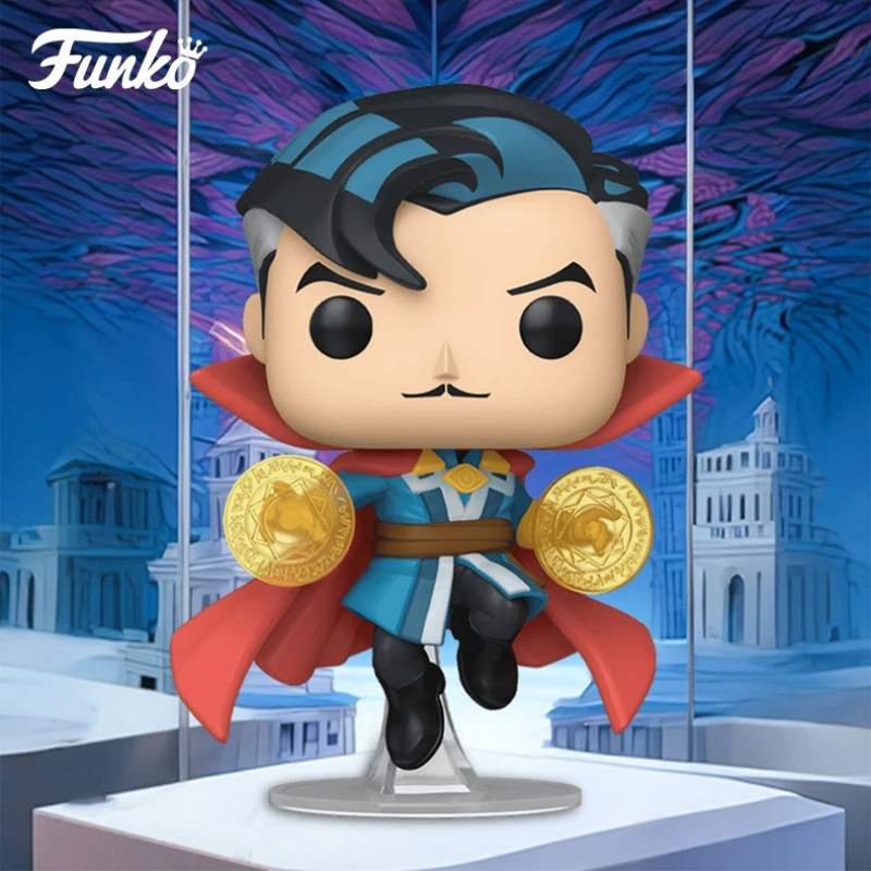 Marvel Spider-Man 3 Figures Doctor Strange(Levitating)1532 Funko Pop 4.5 inch Figure Collectible Limited Edition Model Toy Gift - Image 4