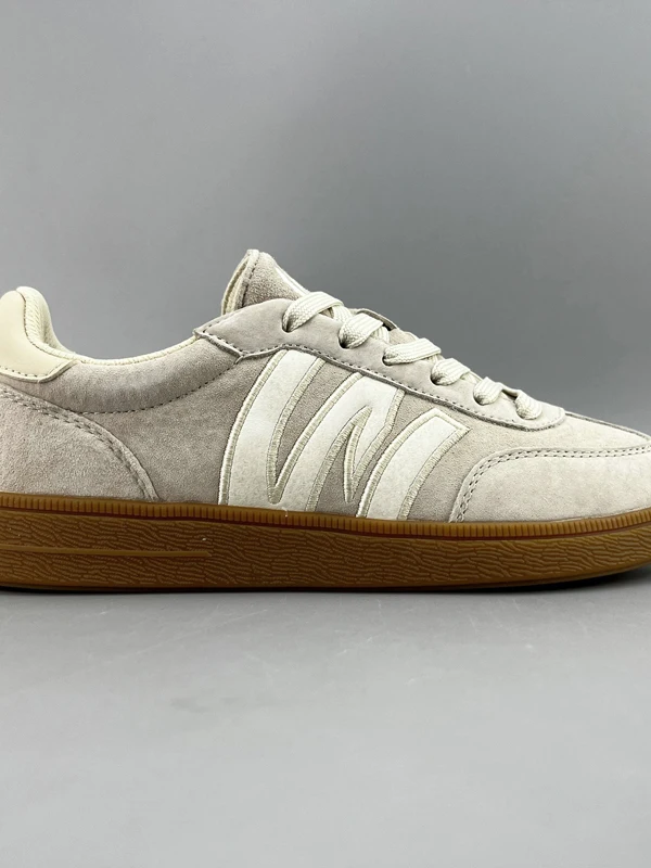 

Кожаные мужские кроссовки Spor Dequan в стиле ретро, повседневные, модные, Couple oes, с круглым носком, на плоской подошве, на резиновой подошве, удобные, дышащие