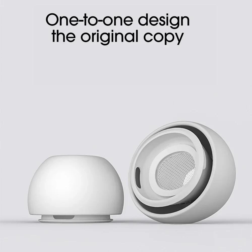 Weiche Silikon-Ohrstöpsel für Airpods Pro 1/2 Gen, schützende Ohrhörer-Abdeckung, Lärmreduzierungsloch, Ohrpolster, Gel-Zubehör, XS/S/M/L – Detail 5