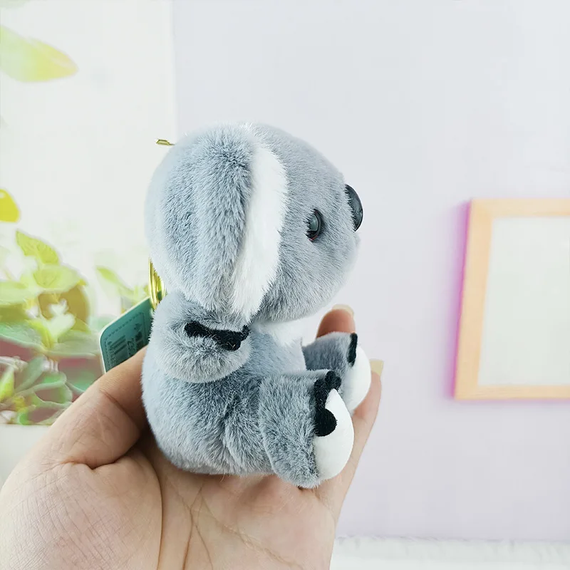 لطيف كوالا المفاتيح ألعاب من نسيج مخملي دمية الكرتون الحيوان حقيبة قلادة لحقيبة الظهر هدية حقيبة يد سحر #6