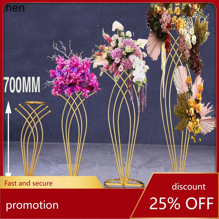 

Zml iron art wedding props wedding hotel table floral decorations