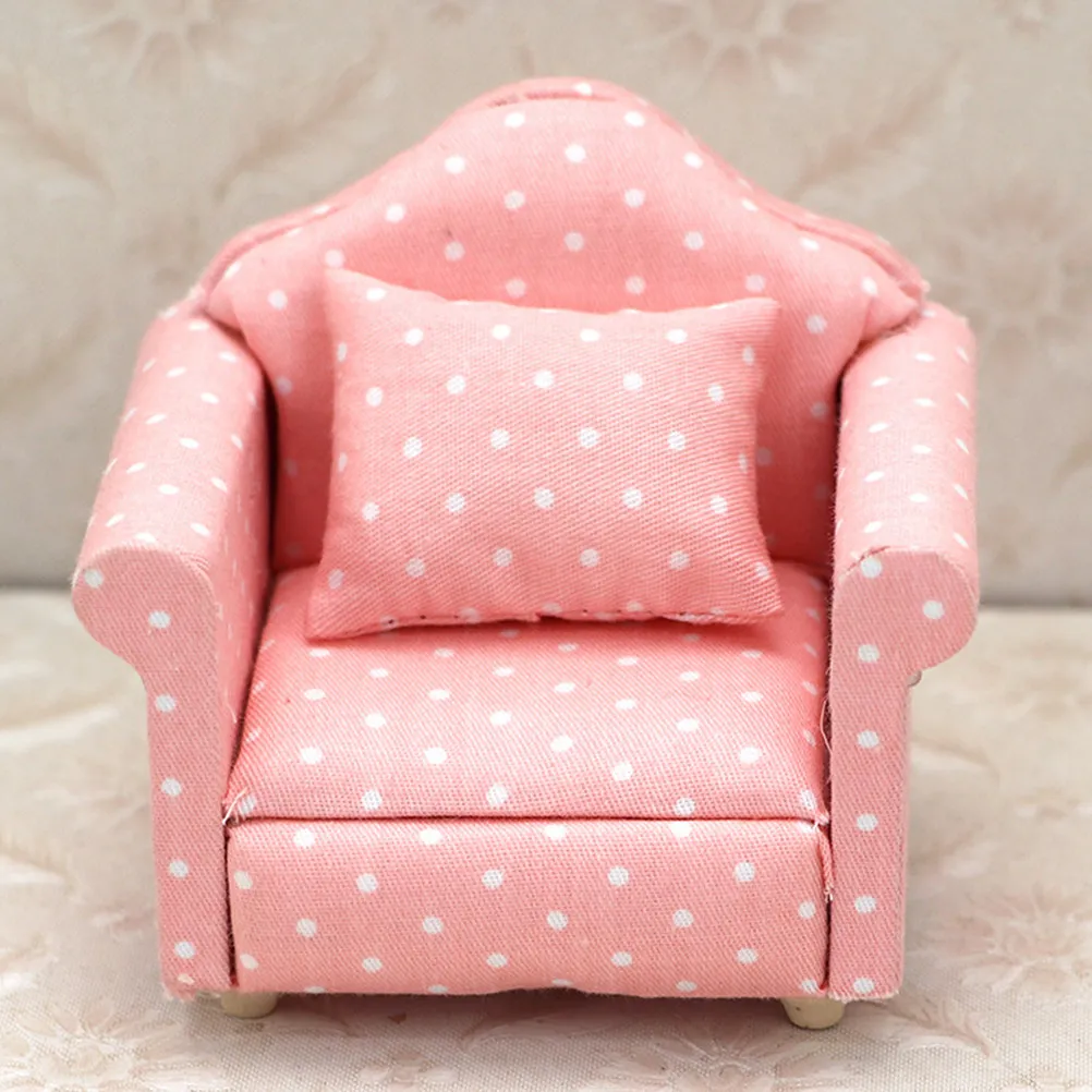 

2 комплекта миниатюрных подушек для дивана в гостиную для кукольного домика, мебель для детских творческих игр, декоративный мини-диван, маленький мебельный декор