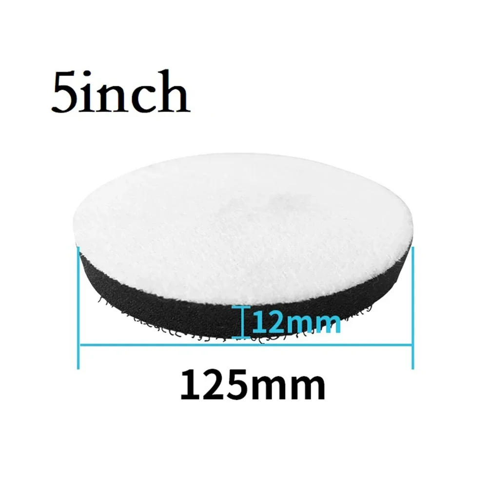 3pcs/set 5 Inch Soft Sponge Interface Pad Hook And Loop Buffer Backing Pad Protection Sanding Disc Abrasive Tools