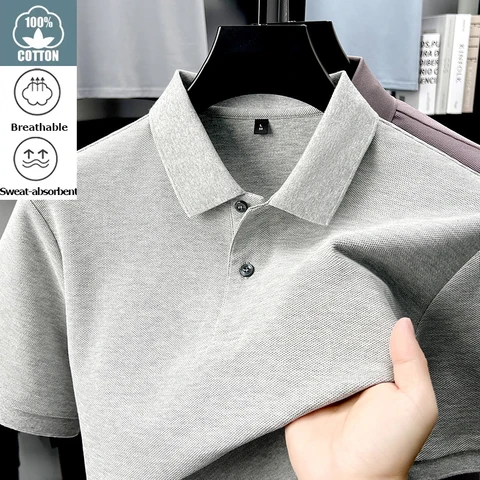 Men's 100% Cotton Polo Shirt