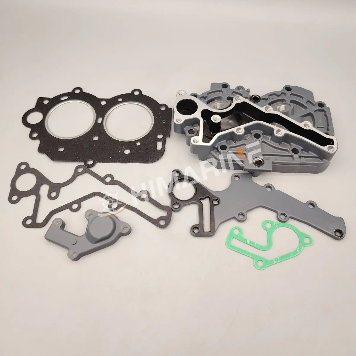 HIMARINE 6B4-11111-00-1S Cylinder Head Gasket Set For Yamaha 9.9HP 15HP E9.9D E15D Outboard Motor Parts 6B4-11111