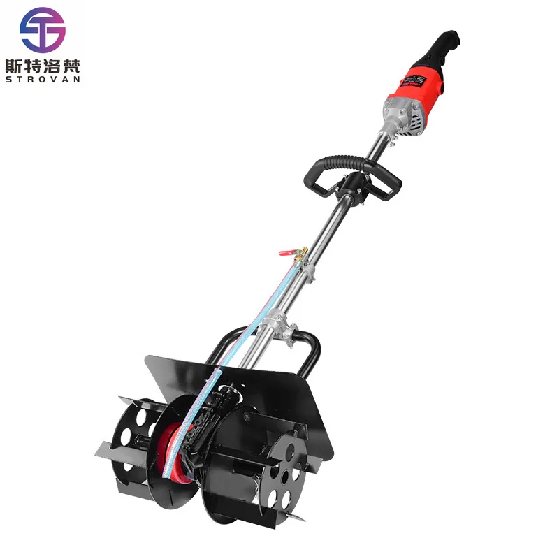 Adjustable Speed Hand-held Electric Concrete Mixers with Core Motor Component Rust Removal Machine for Cement Mortar Plastering