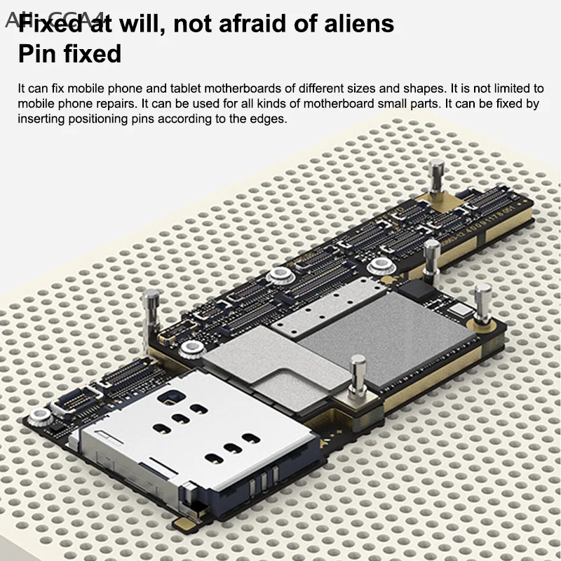 （YY）1 Set 18 KINDS High Temperature Maintenance Platform Multi Functional For Phone Motherboard Chip IC Repair Pin Fixing Table