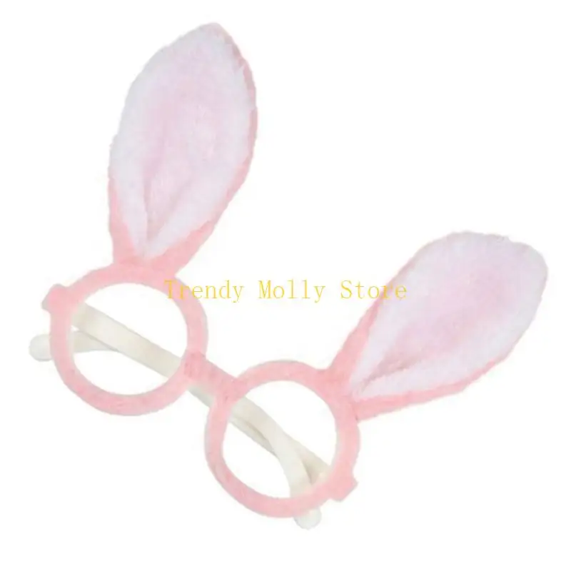 N5KB nouveauté Lunettes drôles Lunes Pâques Pâques Pâques Bunnies Oreilles Eyewear Adult Kid