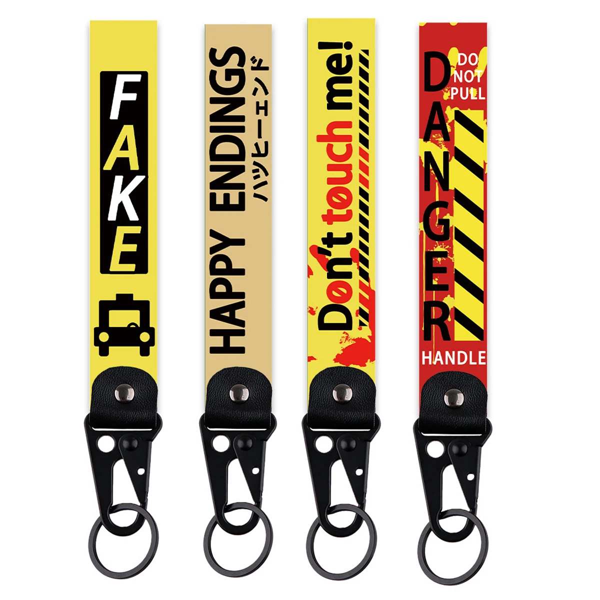 Fake Taxi Short Straps Funny Quotes Lanyard for Keys ID Card USB Badge Holder Phone Strap Key Pendant Motorcycle Accessories