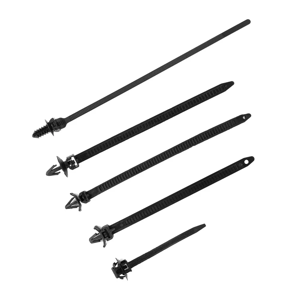 Car Clips Bundled Wire Bands Mixed Cable Tie Car Accessories 7.8*115mm 7.8*150mm Replacement 4.8*185mm 5 Optional Sizes