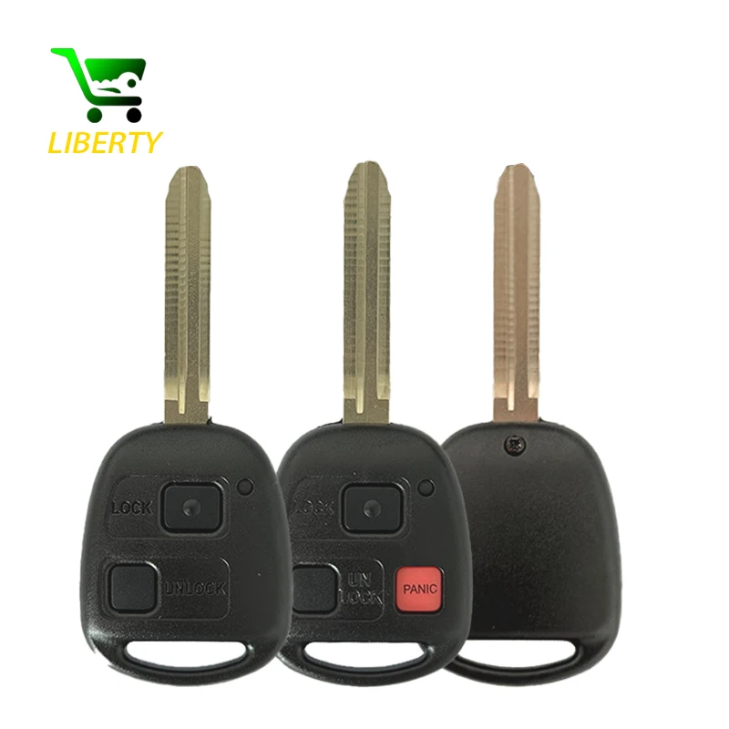 

Liberty 50171 60030 Remote Car Key for Toyota Camry Land Cruser 120 RAV4 Kluger Previa FJ Cruiser 304/433MHz ID4D67/4D68/4C Chip