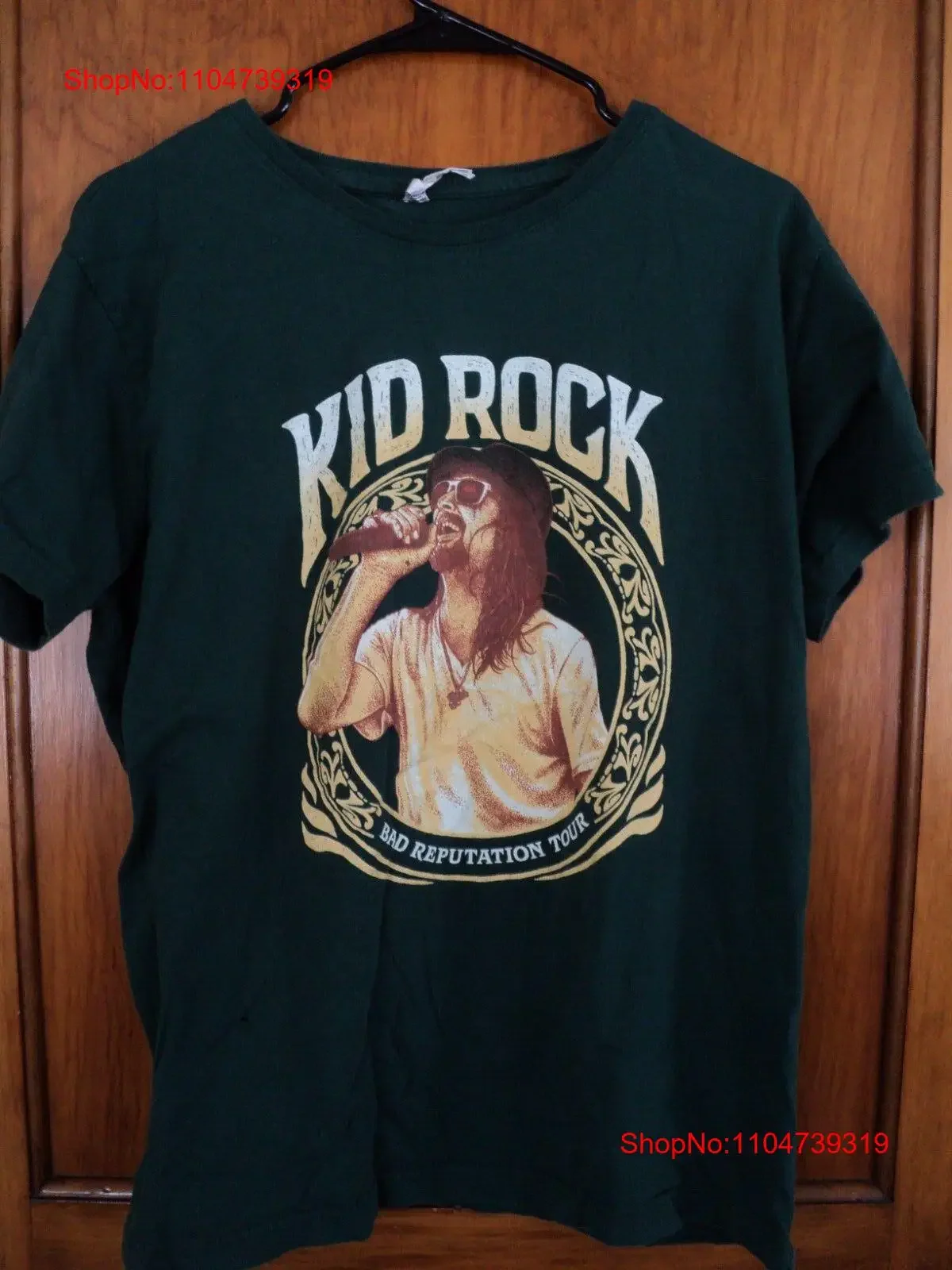 Camiseta Kid Rock Tour bien usada talla dañada Xtra grande vintage para mujer lavada ligeramente cómoda transpirable