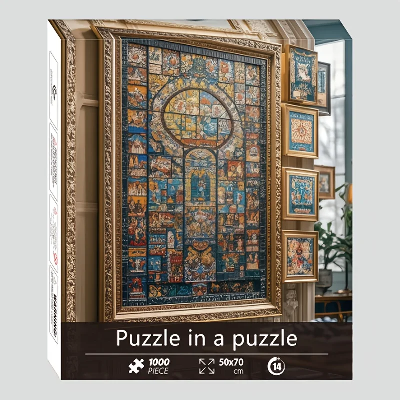 

1000 Piece Jigsaw Puzzle - 70x50cm Multilayer Gallery Art Puzzle in a Puzzle Format Ideal for Art Collectors And DIY Crafters