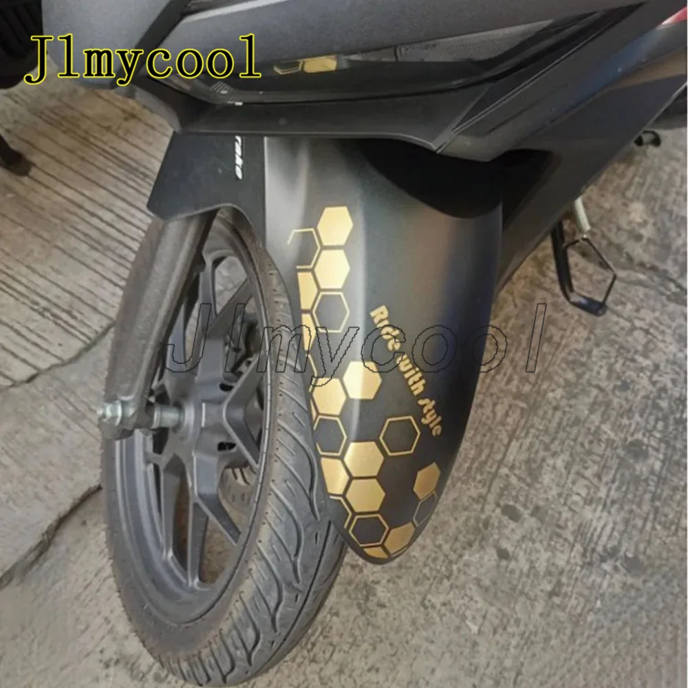 Motor Front Fender Comb Vinyl Sticker Universal Style Motorcycle Body Decor Decal Comb Stickers Decal Sticker