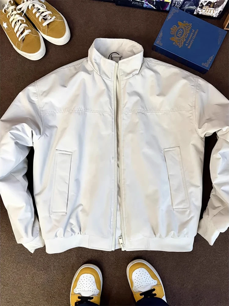 

Американская функциональная куртка-спецодежда из хлопка для мужчин, осенне-зимняя, с воротником-стойкой, на молнии, для активного отдыха