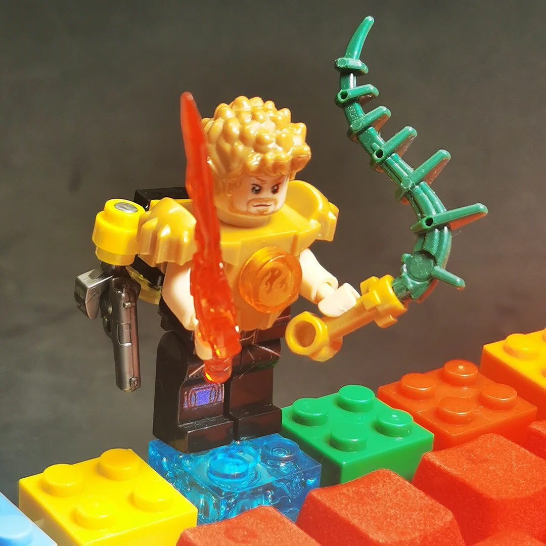 Building block keycaps Customized mechanical keyboard Personalized manual hot-swappable table decoration