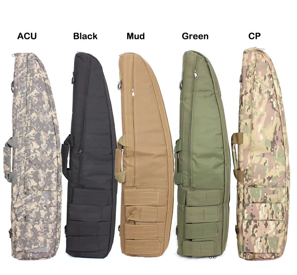 98CM Long Sport Hunting waterproof Rifle Bag Case Heavy Duty Shot gun Carry Case Bag Tactical Molle Fishing HandBag Holster