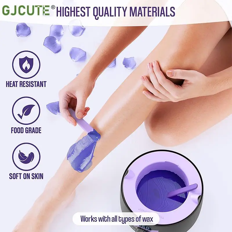 Wax Warmer Thickening Heat-resistant Silicone Bowls Hair Removal Wax Replacement Pot Bowls Hair Removal Reusable Waxing Pot Bowl