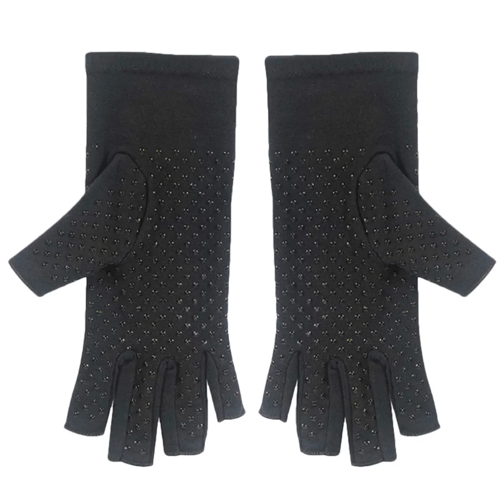 

Protective Gloves Riding Non-slip Sports Bike Practical Cycling Half Finger Running Silica Gel