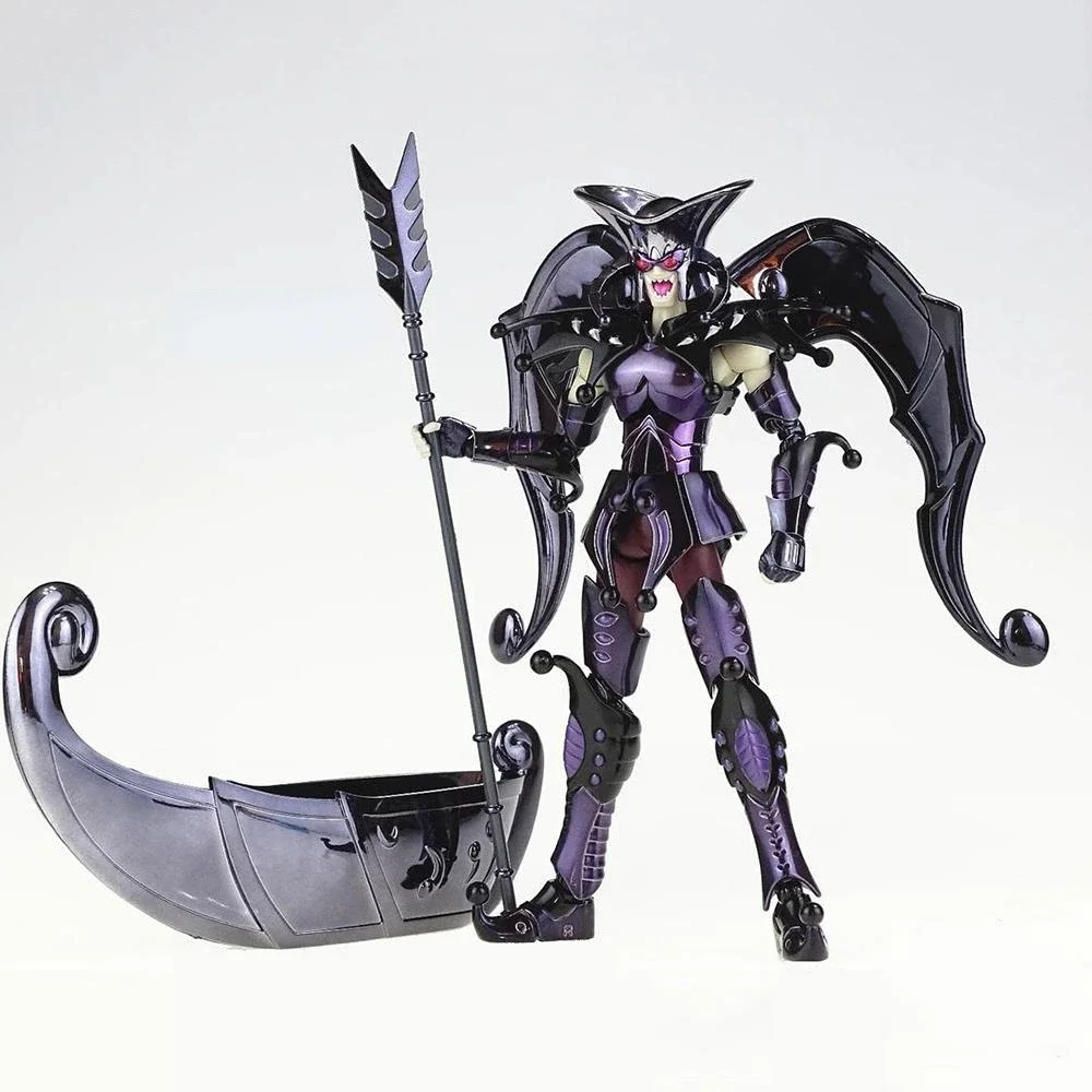 Em estoque modelo st saint seiya estilo ex sog deus shiratori hyoga cygnus armadura de metal articulado colecionável anime figura de ação