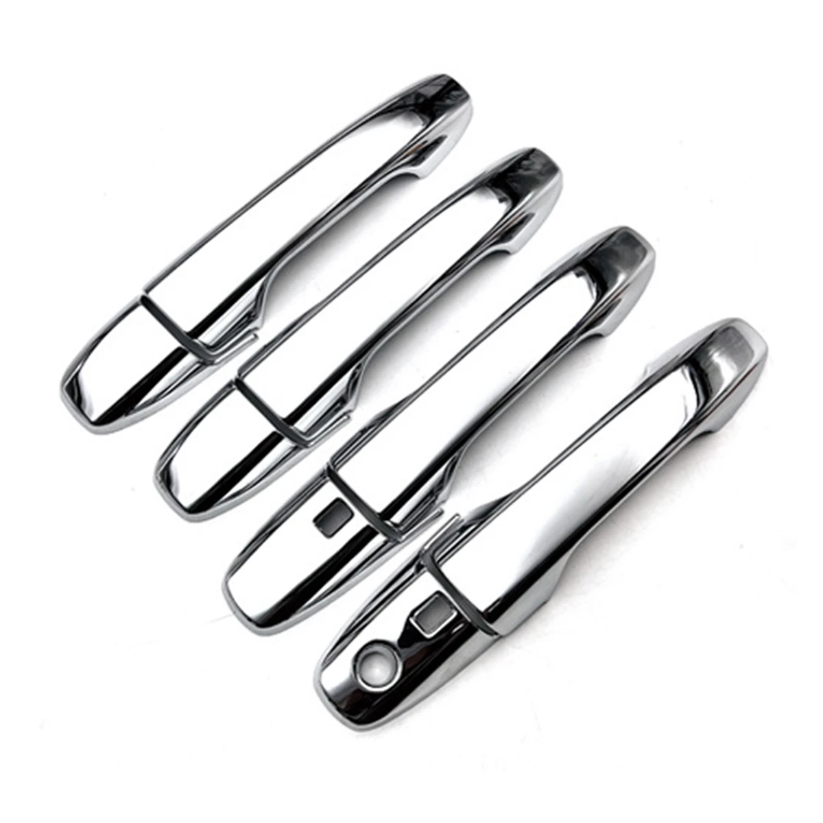 AB96-8Pcs Chrome Car Exterior Side Door Handle Frame Cover Trim For Perodua Ativa Toyota RAIZE Daihatsu ROCKY
