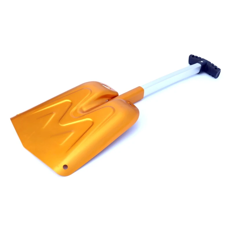 อัพเกรด Snow Shovel สำหรับรถยนต์อลูมิเนียมแบบพกพายูทิลิตี้น้ำหนักเบาพลั่วฉุกเฉินสำหรับ Snowmobile รถบรรทุก Camping