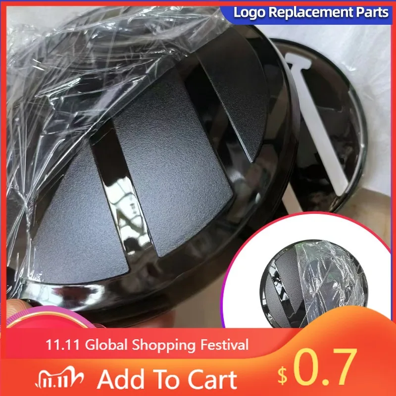 

For Volkswagen VW Interior Stickers Hub Caps 2pcs Car Front Grill/Rear Emblem Lid Covers Logo Emblem Sticker For Tiguan 2010-202