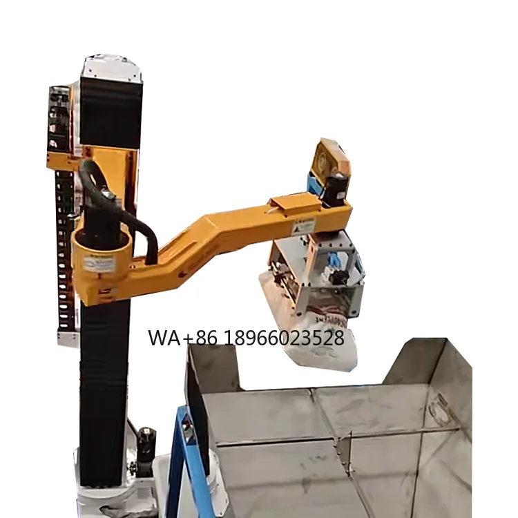 Unpacking gripper fully automatic robot bale opener big bag dispenser