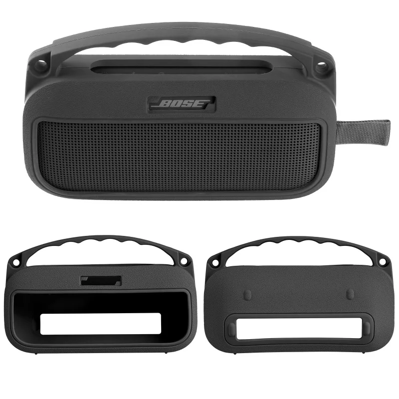 حافظة غطاء سيليكون ZOPRORE لمكبر الصوت Bose SoundLink Flex (الجيل الثاني)، غطاء حماية للسفر مع حزام كتف وحلقة تسلق