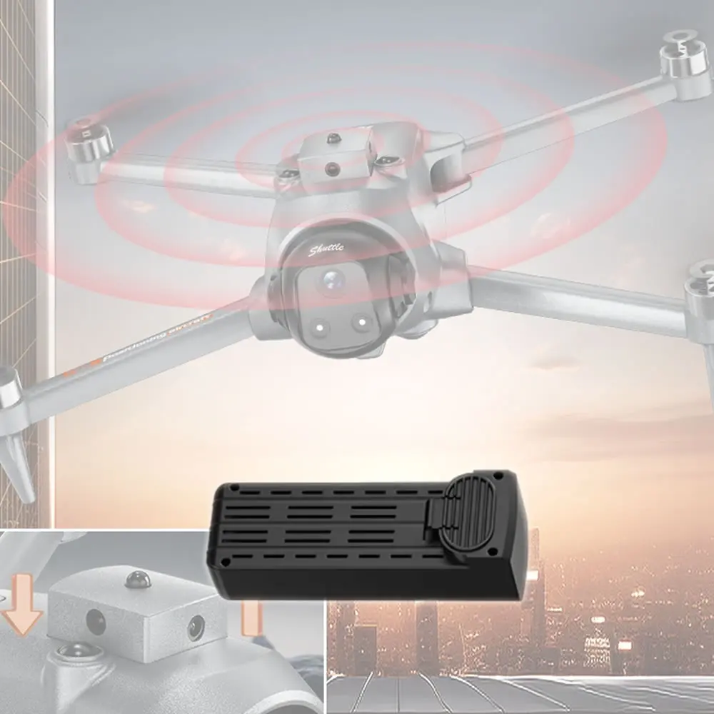 AE20 MAX Obstacle Avoidance Brushless Drone Original Battery Spare Part AE20 Battery 7.4V 1300mAh About 22 Minutes Fly time