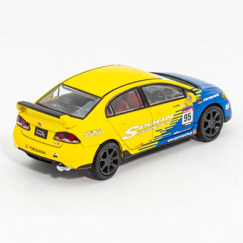 Shadow/DCT Diecast 1:64 Scale Type-R FD2 Spoon Painted Alloy Car Model Finished Simulation Series Gift Toy Souvenirs Collection