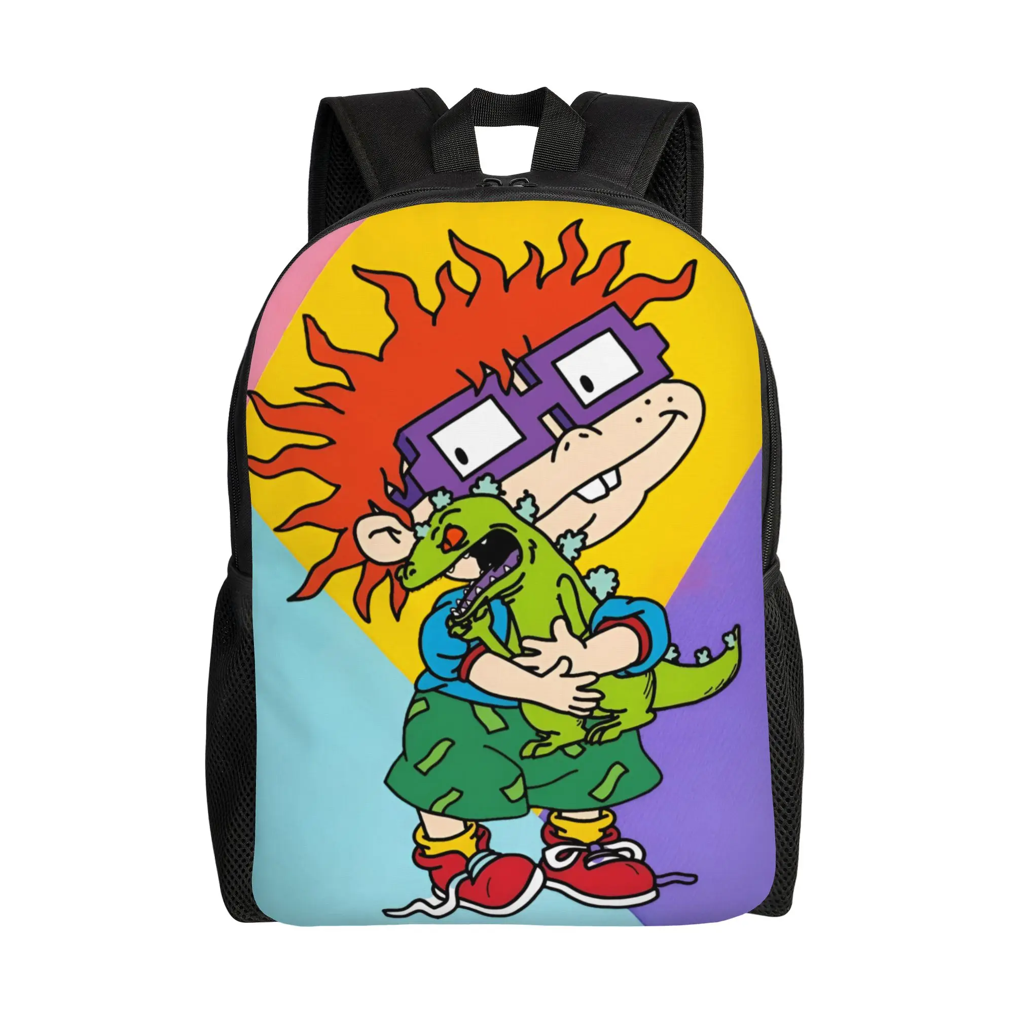 

R-Rugrated Manga Hot Anime Backpacks Men Women Basic Bookbag for School College Bags