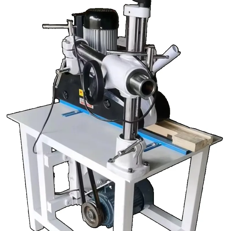 

Вертикальный деревообрабатывающий шпиндель 4 кВт, одноосный автоматический фрезерный станок для подачи, долбежный фрезерный станок по дереву