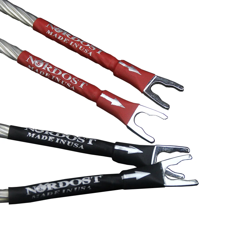 

Odin Silver Plated Jumper Cables y spade to spade plug Bridge Jumper Audio cable