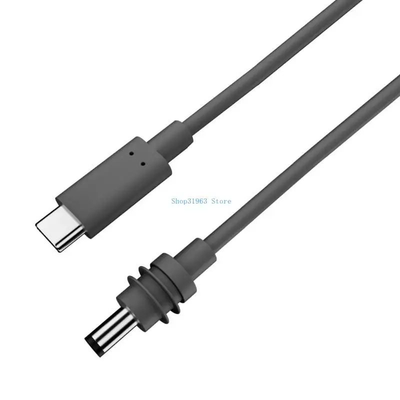 L4MA Mini TypeC DC5521 Waterproof Power Cable Ensures Safe Power Charging Cord