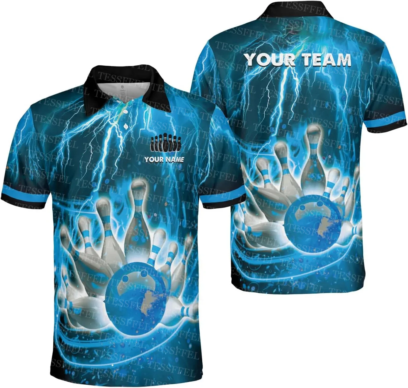 Custom Name Graffiti Flame Gra - Short Sleeve Bowling Shirt Retro 评论和价格