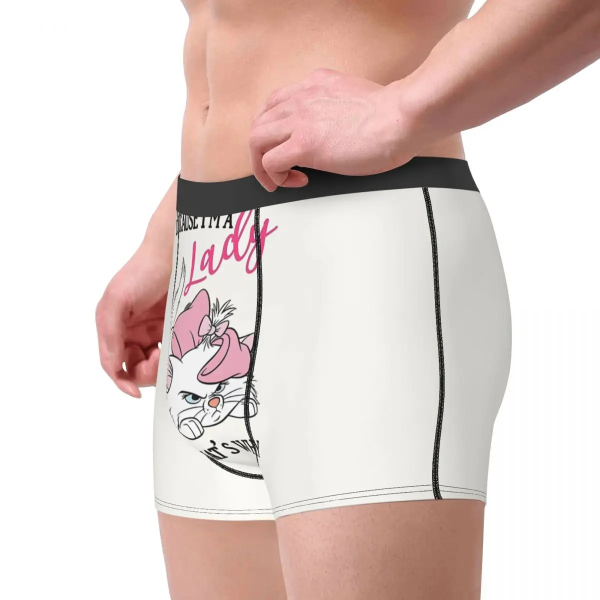 カスタム男性クールマリー猫かわいい下着子猫フィルム弓ボクサーブリーフストレッチショーツパンティーパンツ