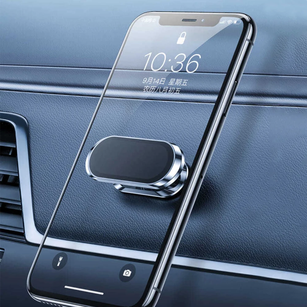 Autohalterung aus Zinklegierung, universeller Handy-Magnethalter, Mini-Halterung mit stabilem Design für iPhone 16, Handy-Ständer