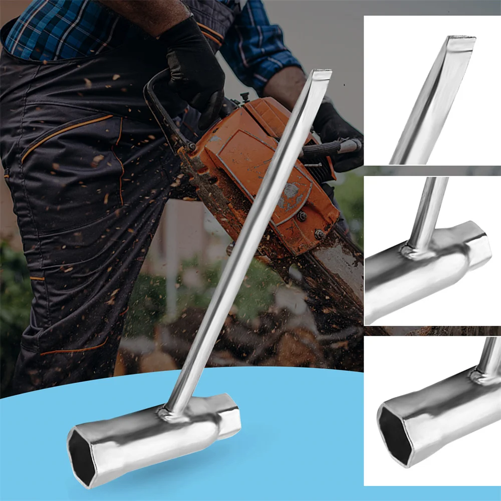 13x19mm Motosega Chiave Scrench w 6 Bar Dadi Per Stihl 017 018 019 020 021 023 024 025 026 028 034 Strumenti di Riparazione