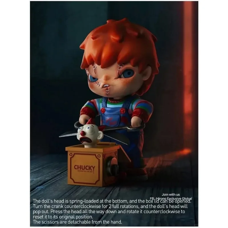 

POP MART Hirono X Фигурка Чаки Серия Креативная изысканная модная фигурка для мебели Коллекция периферийных изделий Коробки-сюрпризы