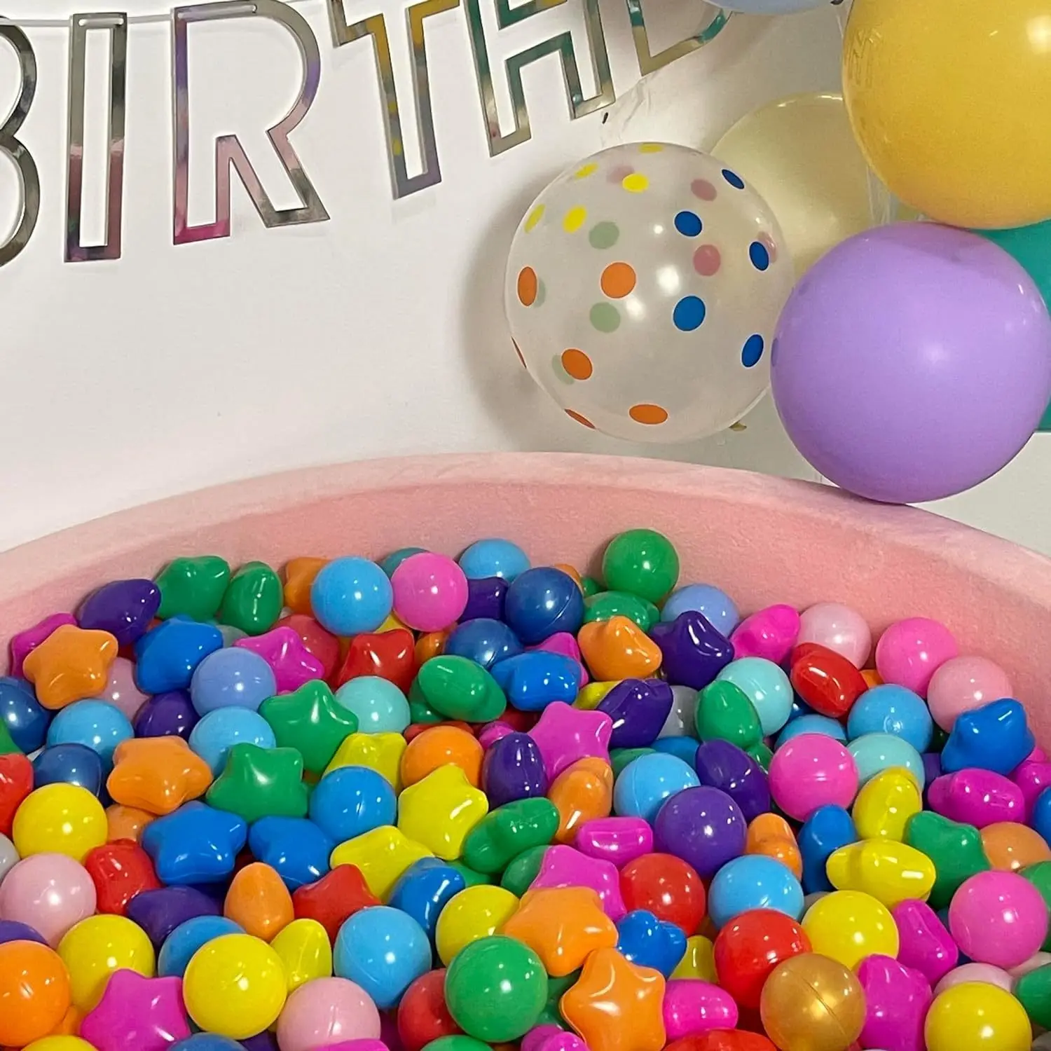 50 pièces balle de Sport en plein Air coloré eau douce piscine océan vague balle bébé écologique Stress Air balle tente jouets pour enfants