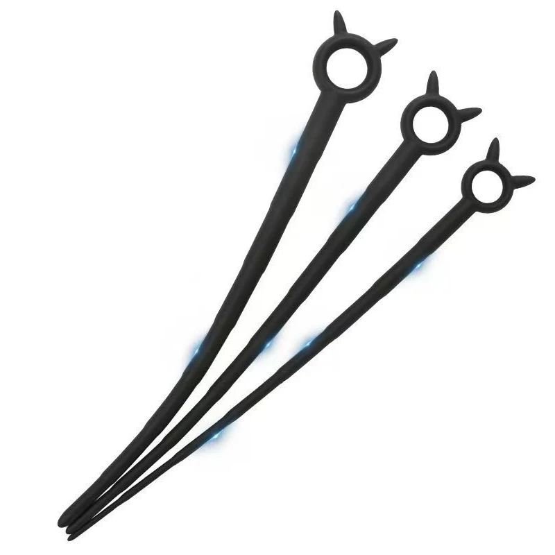 Silicone Horse Eye Urethral Sounding Catheter Bead Penis Plug Stimulate Male Sex Toy Dilator Urethra Bead Penis Stimulate