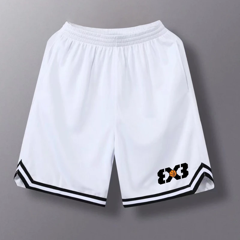 3X3 American shorts basketball men and women summer quick-drying breathable mesh running fitness exercise three-point four-point