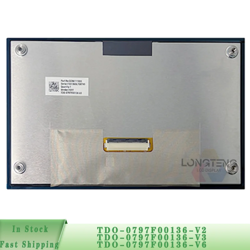 8inch TDO-0797F00136-V2 TDO-0797F00136-V3 TDO-0797F00136-V6 LMB5F00136-V3BL-A LMB5F00136  LCD Screen for Car Navigation LCD