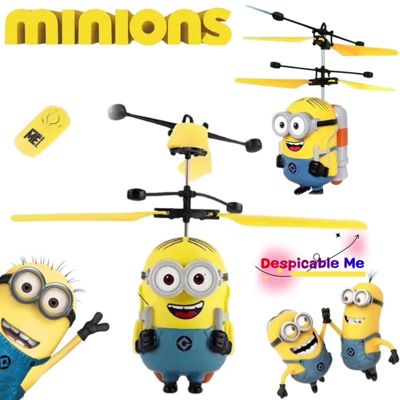 

Миньоны: Гадкий я – Подвесной самолет-игрушка с высокой цветовой ценностью, креативный, с датчиком жестов, для студентов, на день рождения